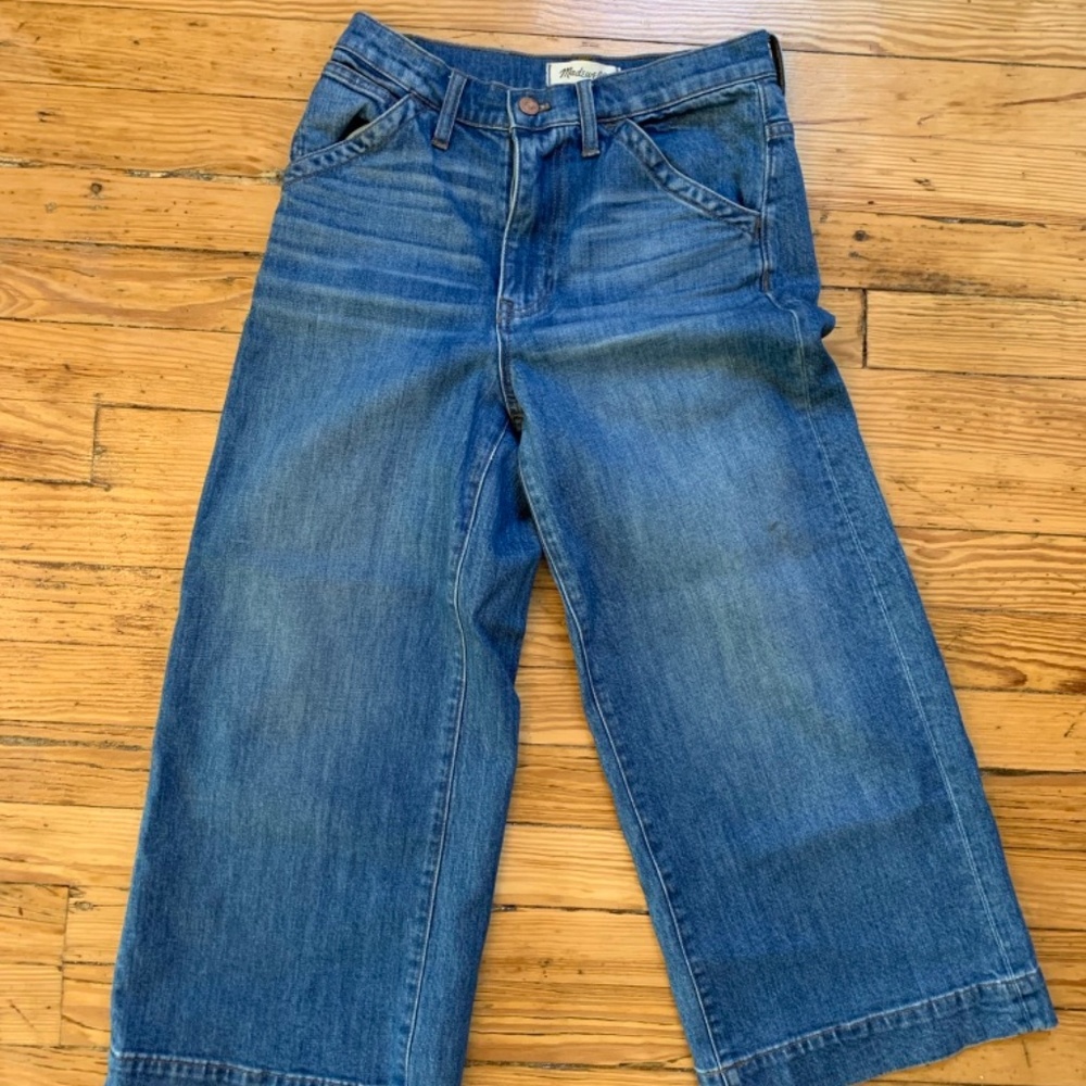 Madewell wide-leg crop Size 27